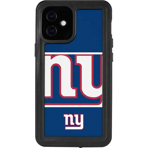 NFL New York Giants Zone Block iPhone 12 Mini Waterproof Case