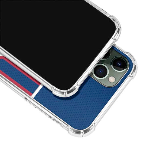 NFL New York Giants Zone Block iPhone 12 Pro Max Clear Case