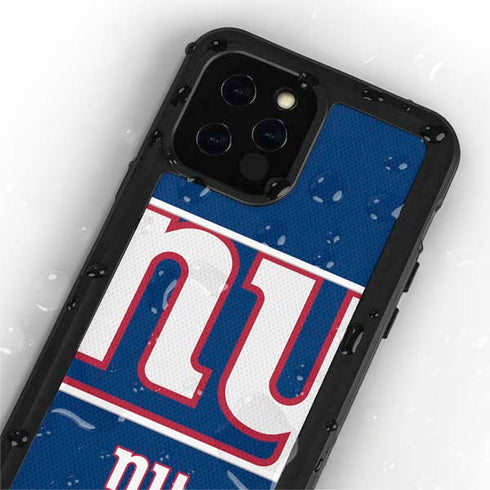 NFL New York Giants Zone Block iPhone 12 Pro Waterproof Case