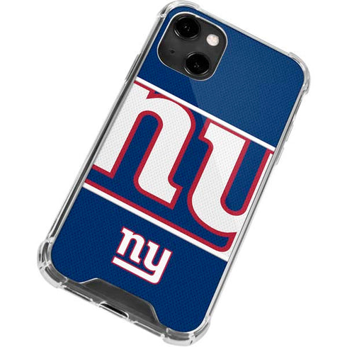NFL New York Giants Zone Block iPhone 14 Clear Case