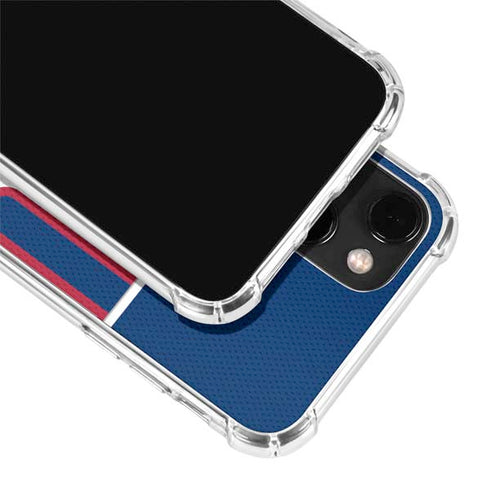 NFL New York Giants Zone Block iPhone 15 Plus Clear Case