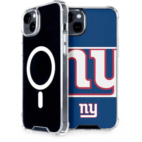 NFL New York Giants Zone Block iPhone 15 Plus MagSafe Case