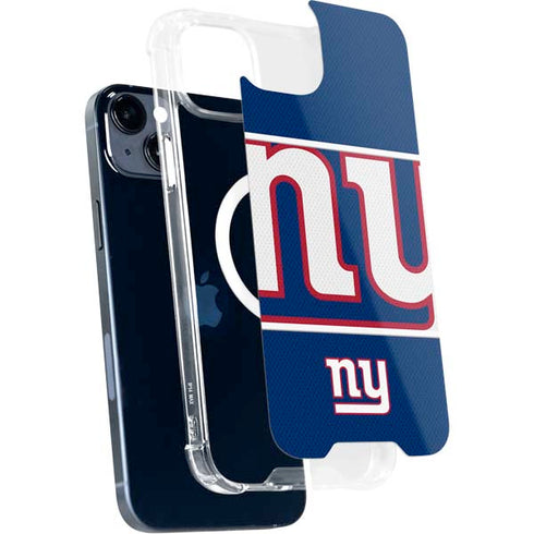 NFL New York Giants Zone Block iPhone 14 Plus MagSafe Case