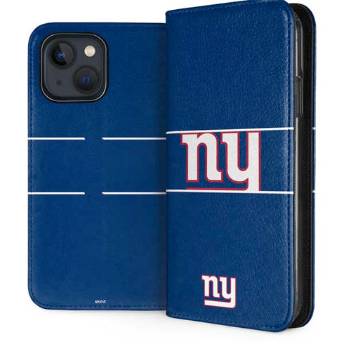 NFL New York Giants Zone Block iPhone 15 Plus Folio Case