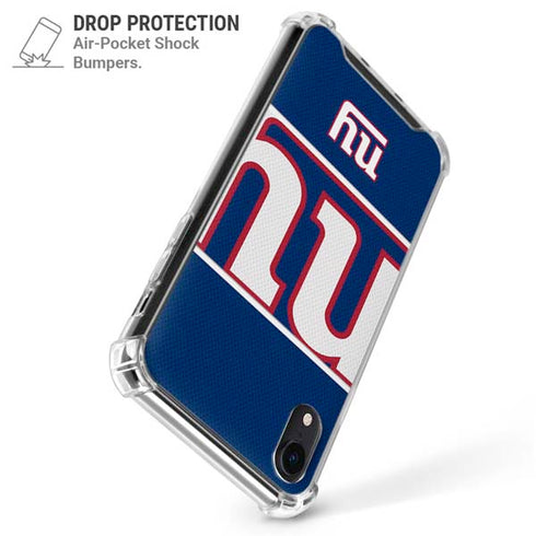 NFL New York Giants Zone Block iPhone XR Clear Case