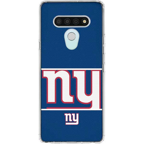 NFL New York Giants Zone Block LG Stylo 6 Clear Case