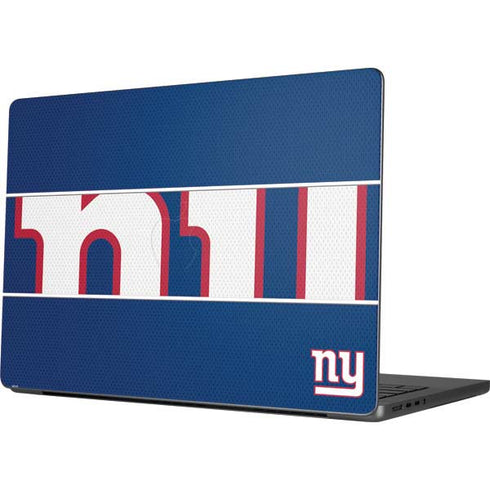NFL New York Giants Zone Block MacBook Pro 14in (2021-24) Skin
