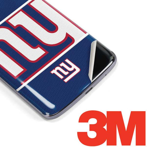 NFL New York Giants Zone Block Moto E5 Plus Skin