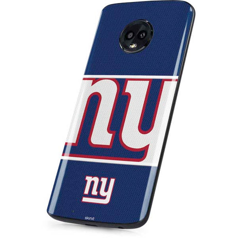 NFL New York Giants Zone Block Moto G6 Skin