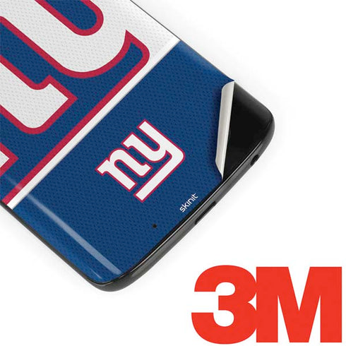 NFL New York Giants Zone Block Moto G6 Skin