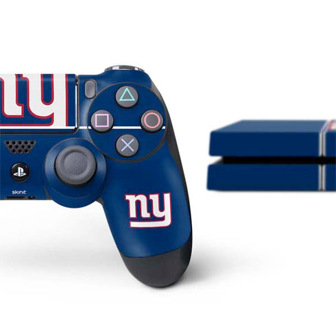 NFL New York Giants Zone Block PS4 Console and Controller Bundle Skin