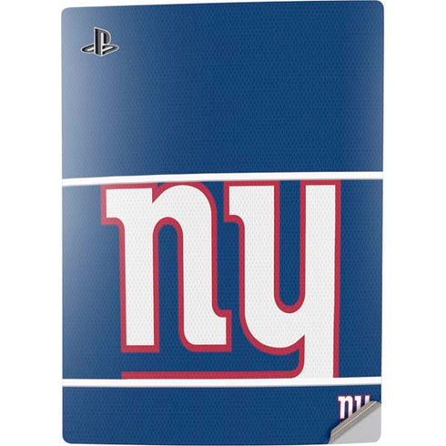 NFL New York Giants Zone Block PS5 Digital Edition Console Skin