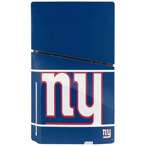 NFL New York Giants Zone Block PS5 Slim Disk Console Skin