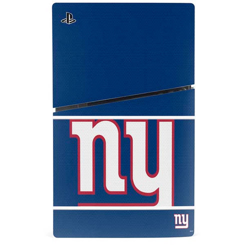 NFL New York Giants Zone Block PS5 Slim Digital Edition Console Skin