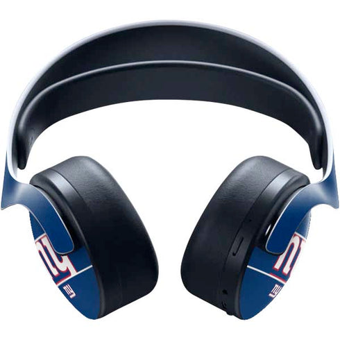 NFL New York Giants Zone Block PULSE 3D Wireless Headset for PS5 Skin