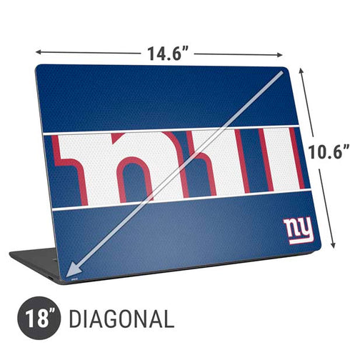 NFL New York Giants Zone Block Universal Laptop 18in (14.6 x 10.6in) Skin