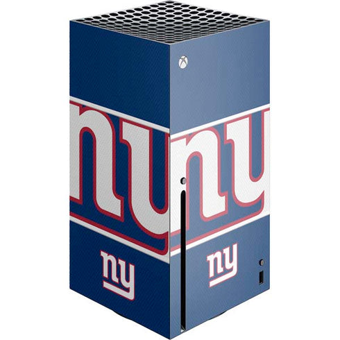 NFL New York Giants Zone Block Xbox Series X Console Skin