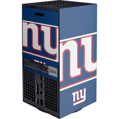 NFL New York Giants Zone Block Xbox Series X Console Skin