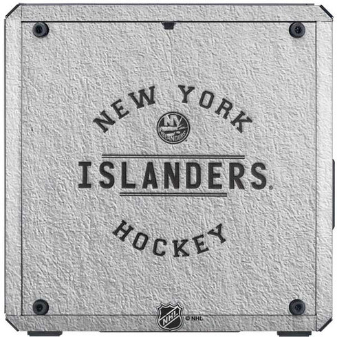 NHL New York Islanders Black Text Cooler Master MasterBox Q300L Mini Tower Skin