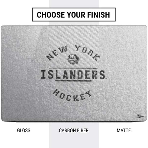 NHL New York Islanders Black Text Dell Vostro Skin