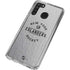 NHL New York Islanders Black Text Galaxy A21 Clear Case
