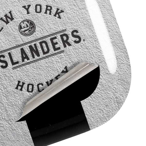 NHL New York Islanders Black Text Galaxy Buds Pro Skin