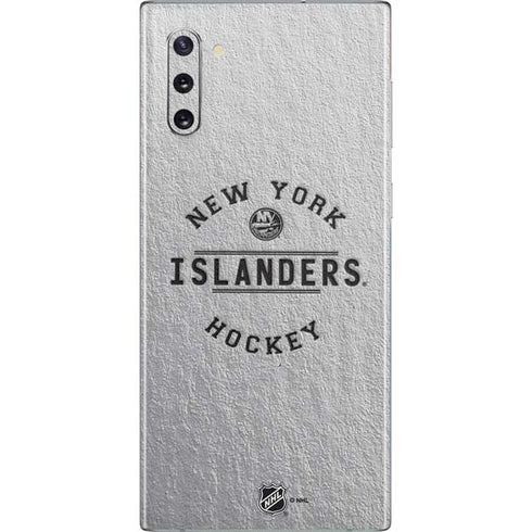 NHL New York Islanders Black Text Galaxy Note 10 Skin