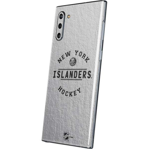 NHL New York Islanders Black Text Galaxy Note 10 Skin