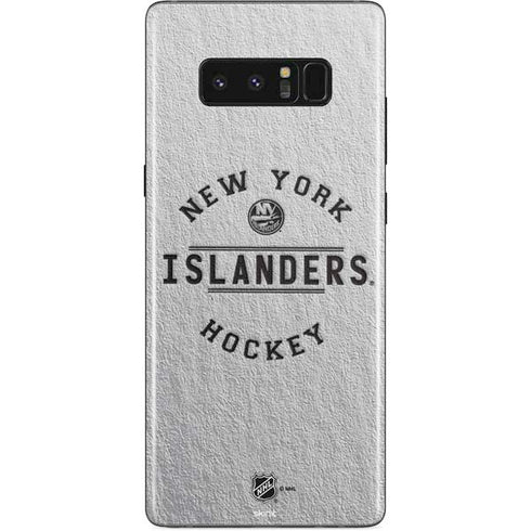 NHL New York Islanders Black Text Galaxy Note 8 Skin