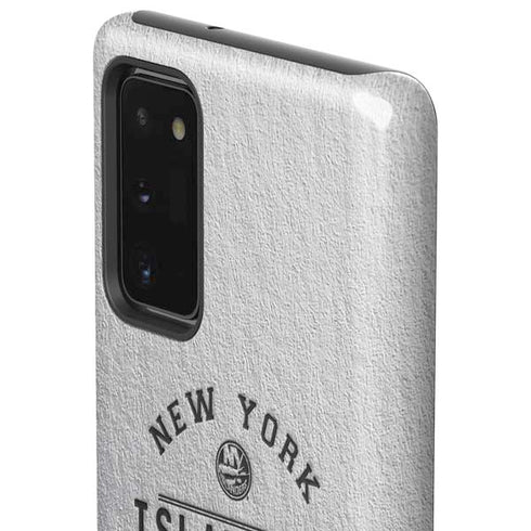 NHL New York Islanders Black Text Galaxy Note20 5G Pro Case