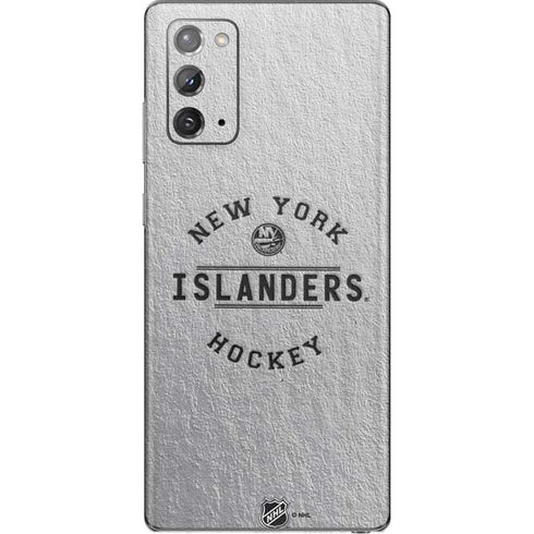 NHL New York Islanders Black Text Galaxy Note20 5G Skin