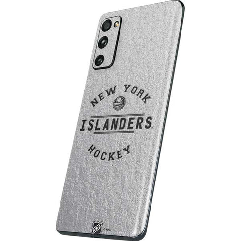 NHL New York Islanders Black Text Galaxy S20 Fan Edition Skin