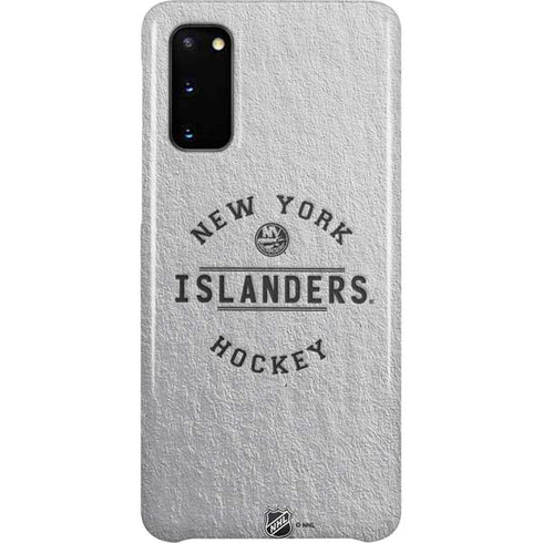 NHL New York Islanders Black Text Galaxy S20 Lite Case
