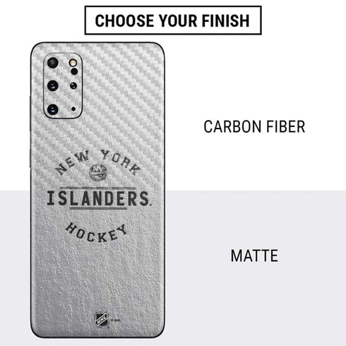 NHL New York Islanders Black Text Galaxy S20 Plus Skin