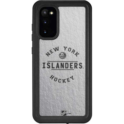 NHL New York Islanders Black Text Galaxy S20 Waterproof Case