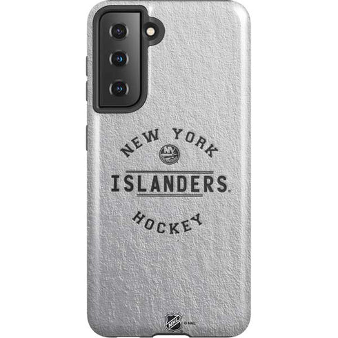 NHL New York Islanders Black Text Galaxy S21 5G Pro Case