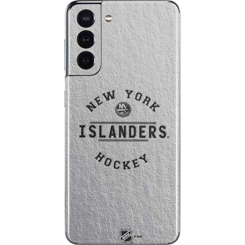 NHL New York Islanders Black Text Galaxy S21 5G Skin