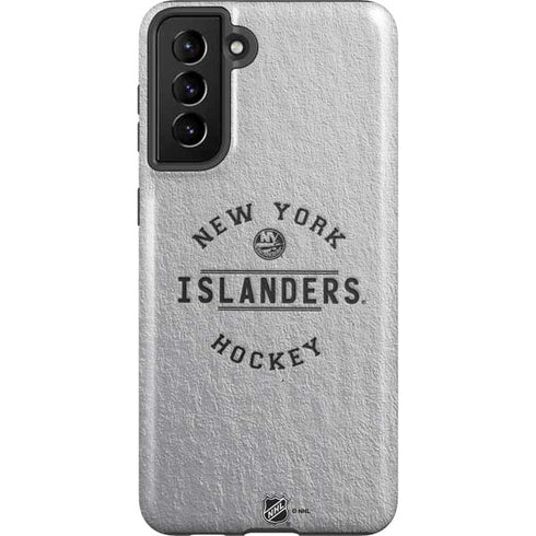 NHL New York Islanders Black Text Galaxy S21 FE Pro Case