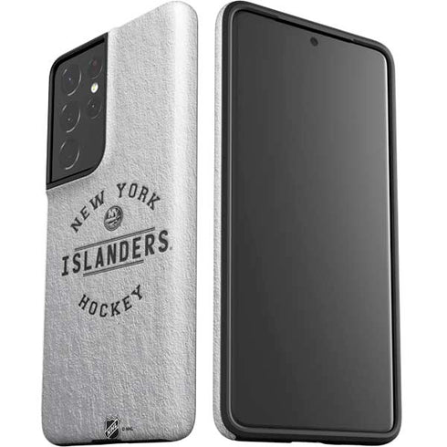 NHL New York Islanders Black Text Galaxy S21 Ultra 5G Pro Case