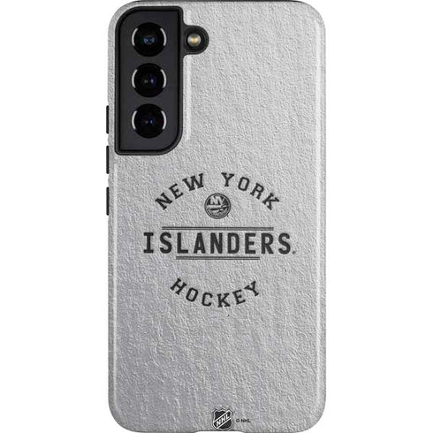 NHL New York Islanders Black Text Galaxy S22 Pro Case