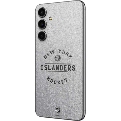 NHL New York Islanders Black Text Galaxy S23 FE Skin