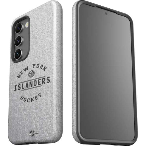 NHL New York Islanders Black Text Galaxy S23 Plus Pro Case