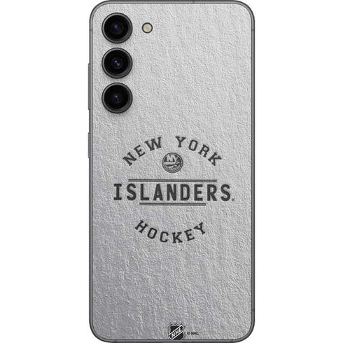 NHL New York Islanders Black Text Galaxy S23 Plus Skin