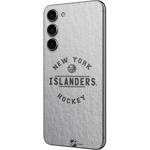 NHL New York Islanders Black Text Galaxy S23 Plus Skin