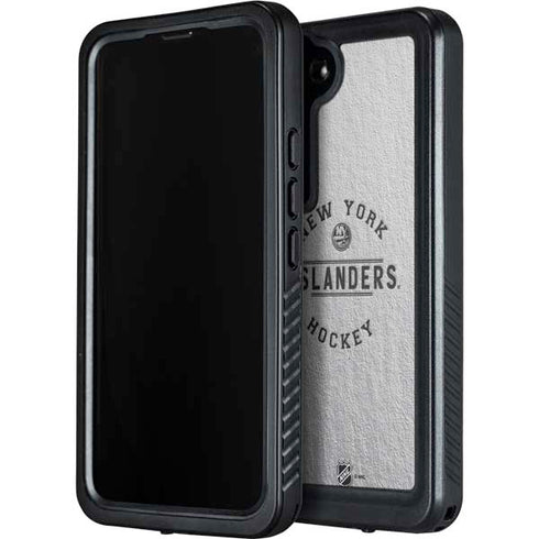 NHL New York Islanders Black Text Galaxy S23 Plus Waterproof Case