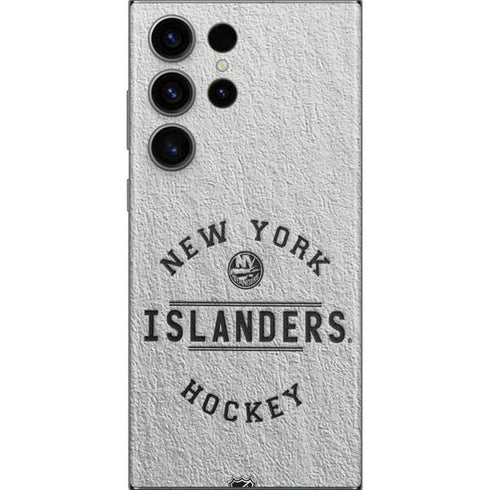 NHL New York Islanders Black Text Galaxy S23 Ultra Skin