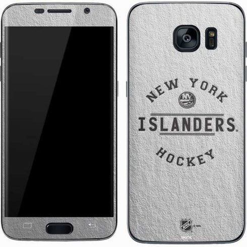 NHL New York Islanders Black Text Galaxy S7 Skin