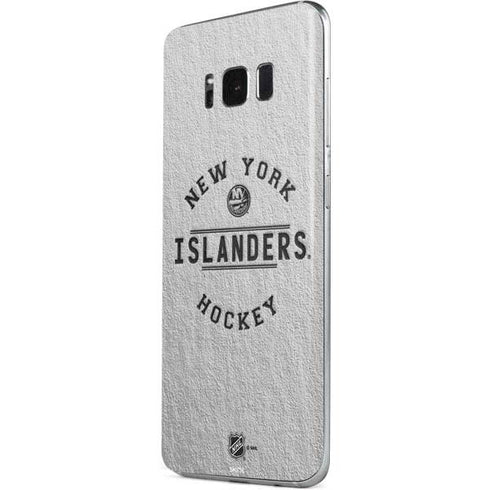 NHL New York Islanders Black Text Galaxy S8 Plus Skin