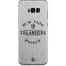 NHL New York Islanders Black Text Galaxy S8 Skin