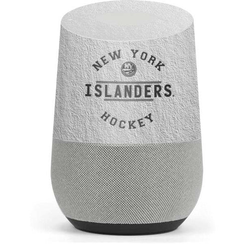 NHL New York Islanders Black Text Google Home Skin